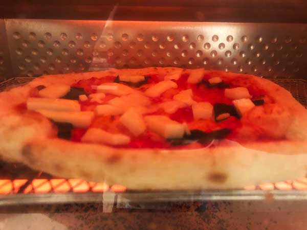 オーブントースターでマルゲリータ・ヴォーノを焼く