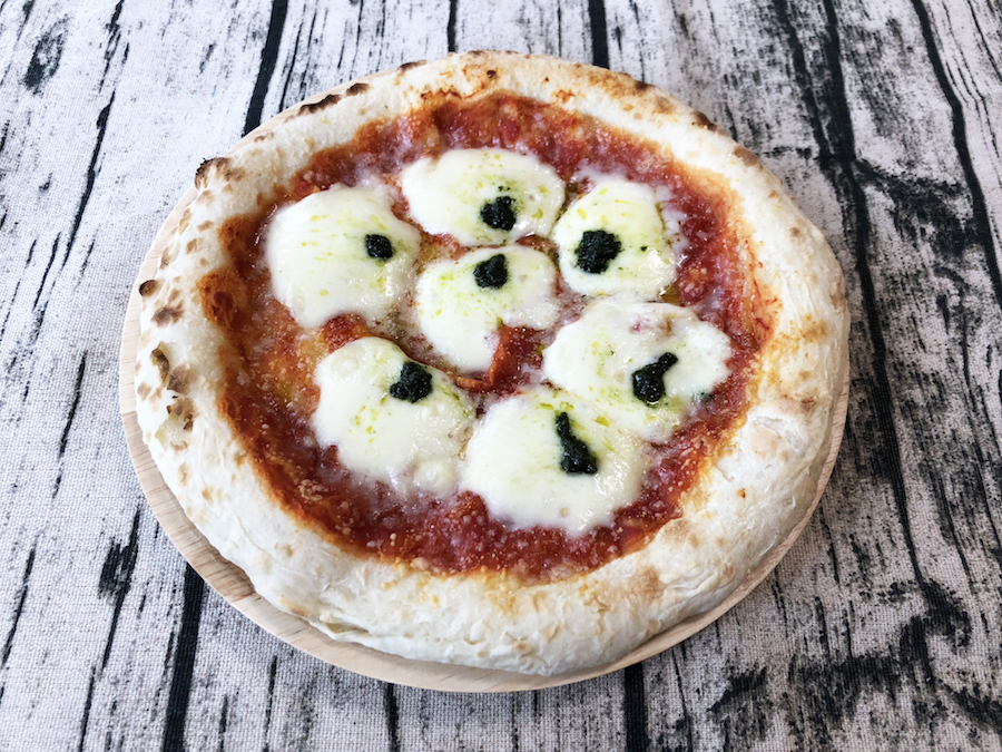 森山ナポリのダブルチーズマルゲリータ（テレビ番組メイドインジャパンで本場イタリアと対決したピザ）