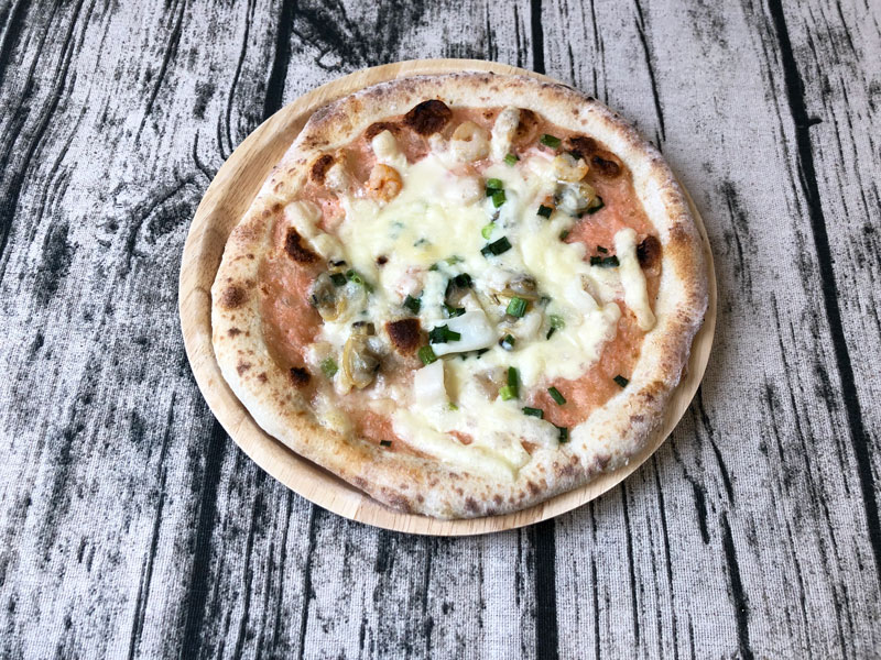 フォンターナ「明太子シーフードピッツァ」