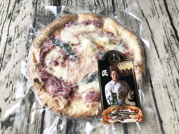 チェザリの冷凍ピザ「匠ピッツァ・マルゲリータ」のパッケージ