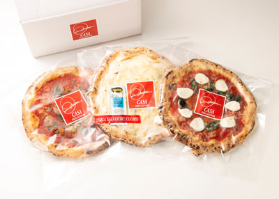 冷凍ピザ「サルヴァトーレ・カーサ」の冷凍ピザセットイメージ